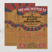  Baby shower Uitnodiging (Voorkant / Achterkant)