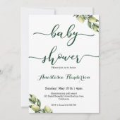 Baby shower Uitnodiging (Voorkant)