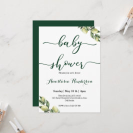 Baby shower Uitnodiging