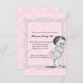  Baby shower Uitnodiging (Voorkant / Achterkant)