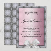 Baby shower Uitnodiging (Voorkant / Achterkant)