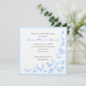 baby shower Uitnodiging (Staand voorkant)