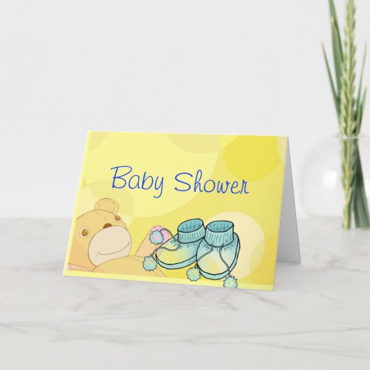 Baby shower Uitnodiging (Voorkant)