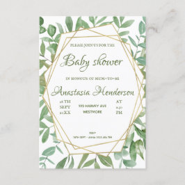 Baby shower Uitnodiging