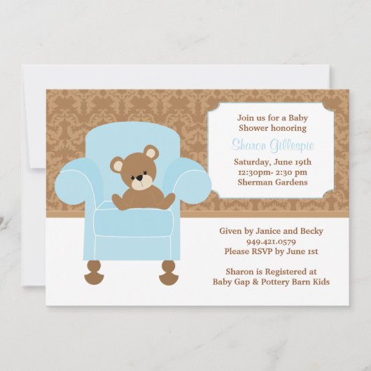 baby shower Uitnodiging (Voorkant)