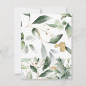 Baby shower Uitnodiging (Achterkant)