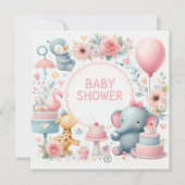 Baby shower Uitnodiging (Voorkant)