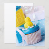 Baby shower Uitnodiging (Voorkant / Achterkant)