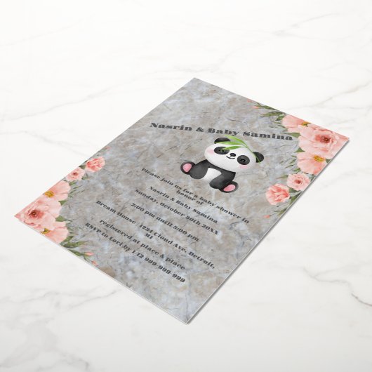 Baby shower Uitnodiging (Gedraaid)