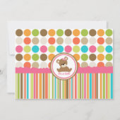 baby shower Uitnodiging (Achterkant)