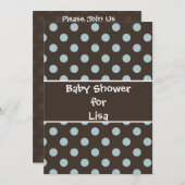 Baby shower Uitnodiging (Voorkant / Achterkant)