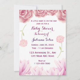 Baby shower Uitnodiging