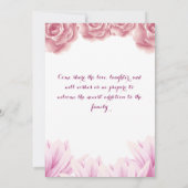 Baby shower Uitnodiging (Achterkant)