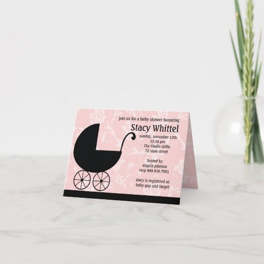 Baby shower Uitnodiging (Voorkant)