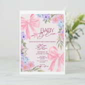 Baby Shower Uitnodiging (Staand voorkant)