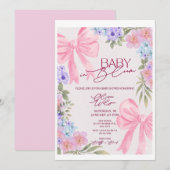 Baby Shower Uitnodiging (Voorkant / Achterkant)