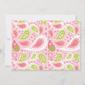 baby shower Uitnodiging (Achterkant)