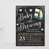 baby shower Uitnodiging (Voorkant / Achterkant)