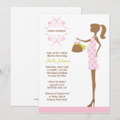 baby shower Uitnodiging (Voorkant / Achterkant)