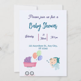 Baby shower Uitnodiging
