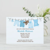 baby shower Uitnodiging (Staand voorkant)