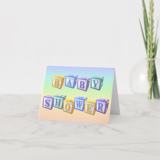 Baby shower-uitnodiging (Voorkant)
