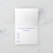 Baby shower-uitnodiging (Binnen)