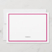 Baby shower Uitnodiging (Achterkant)