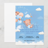 Baby shower Uitnodiging (Voorkant / Achterkant)