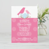 Baby shower Uitnodiging (Staand voorkant)