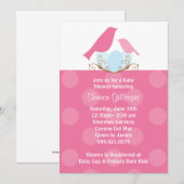 Baby shower Uitnodiging (Voorkant / Achterkant)