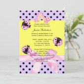 baby shower Uitnodiging (Staand voorkant)