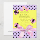 baby shower Uitnodiging (Voorkant / Achterkant)