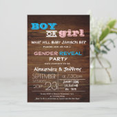 Baby shower Uitnodiging (Staand voorkant)