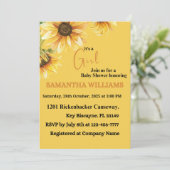 Baby shower uitnodiging (Staand voorkant)