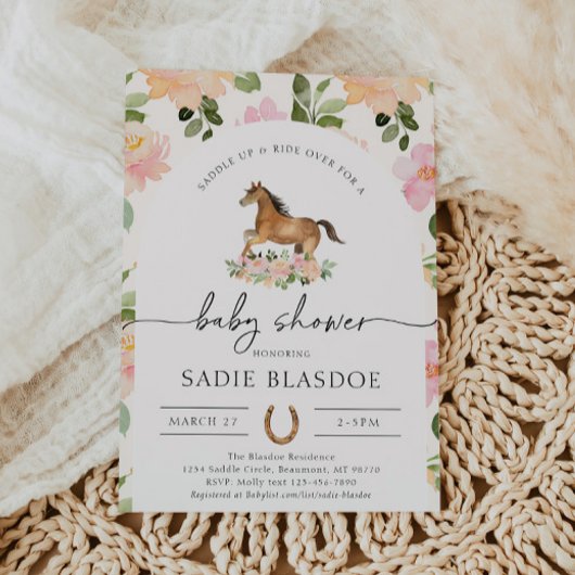 Baby shower uitnodiging