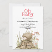 Baby shower Uitnodiging (Voorkant)