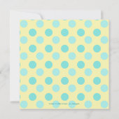 baby shower Uitnodiging (Achterkant)