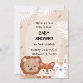 Baby shower Uitnodiging