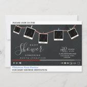 Baby shower Uitnodiging (Voorkant)