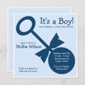 baby shower Uitnodiging (Voorkant / Achterkant)