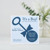 baby shower Uitnodiging (Staand voorkant)