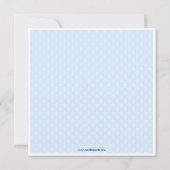 baby shower Uitnodiging (Achterkant)