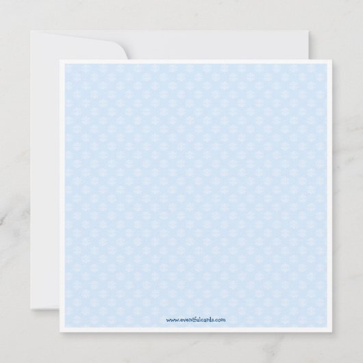 baby shower Uitnodiging (Achterkant)