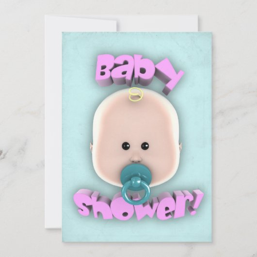 baby shower Uitnodiging (Voorkant)