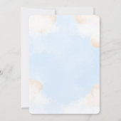 Baby shower Uitnodiging (Achterkant)