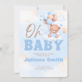 Baby shower Uitnodiging (Voorkant)