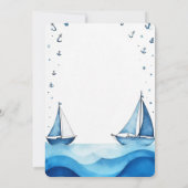 Baby shower Uitnodiging (Achterkant)