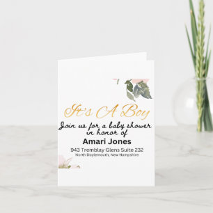 Baby shower Uitnodiging