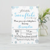 baby shower Uitnodiging (Staand voorkant)